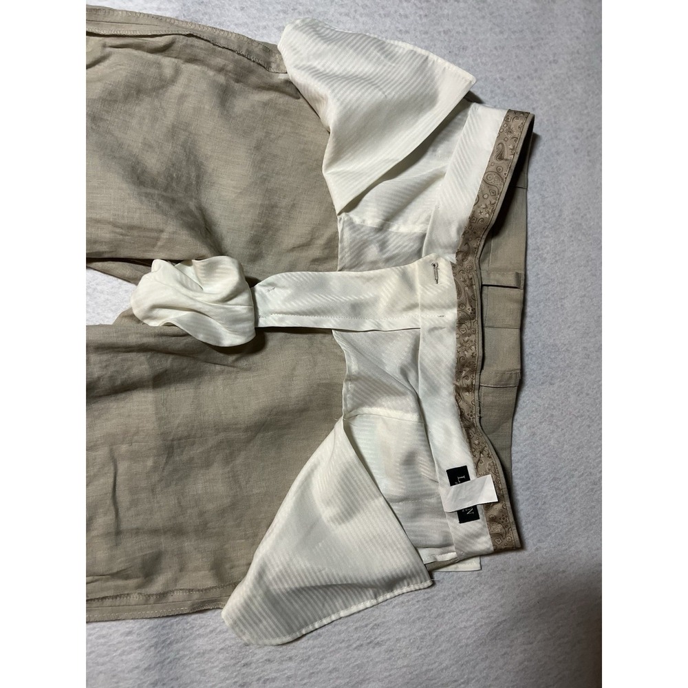 Lauren Ralph Lauren Men's 44S Linen Cream Lightweight 2 Piece Suit - Picture 15 of 15